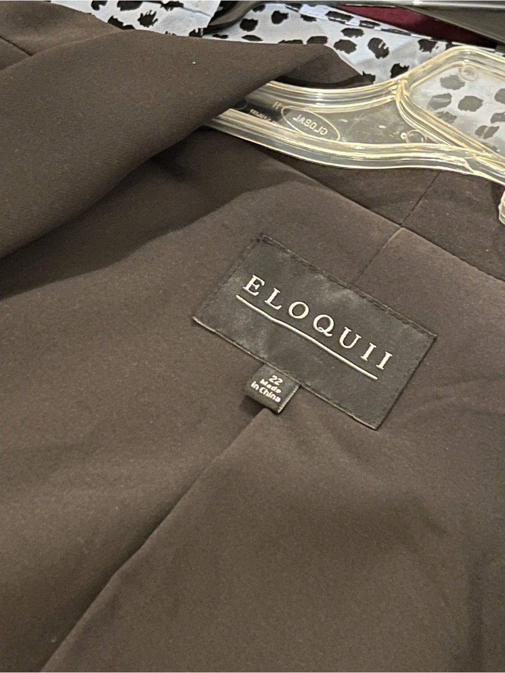 Eloquii Cape Blazer in Black - Picture 4 of 4